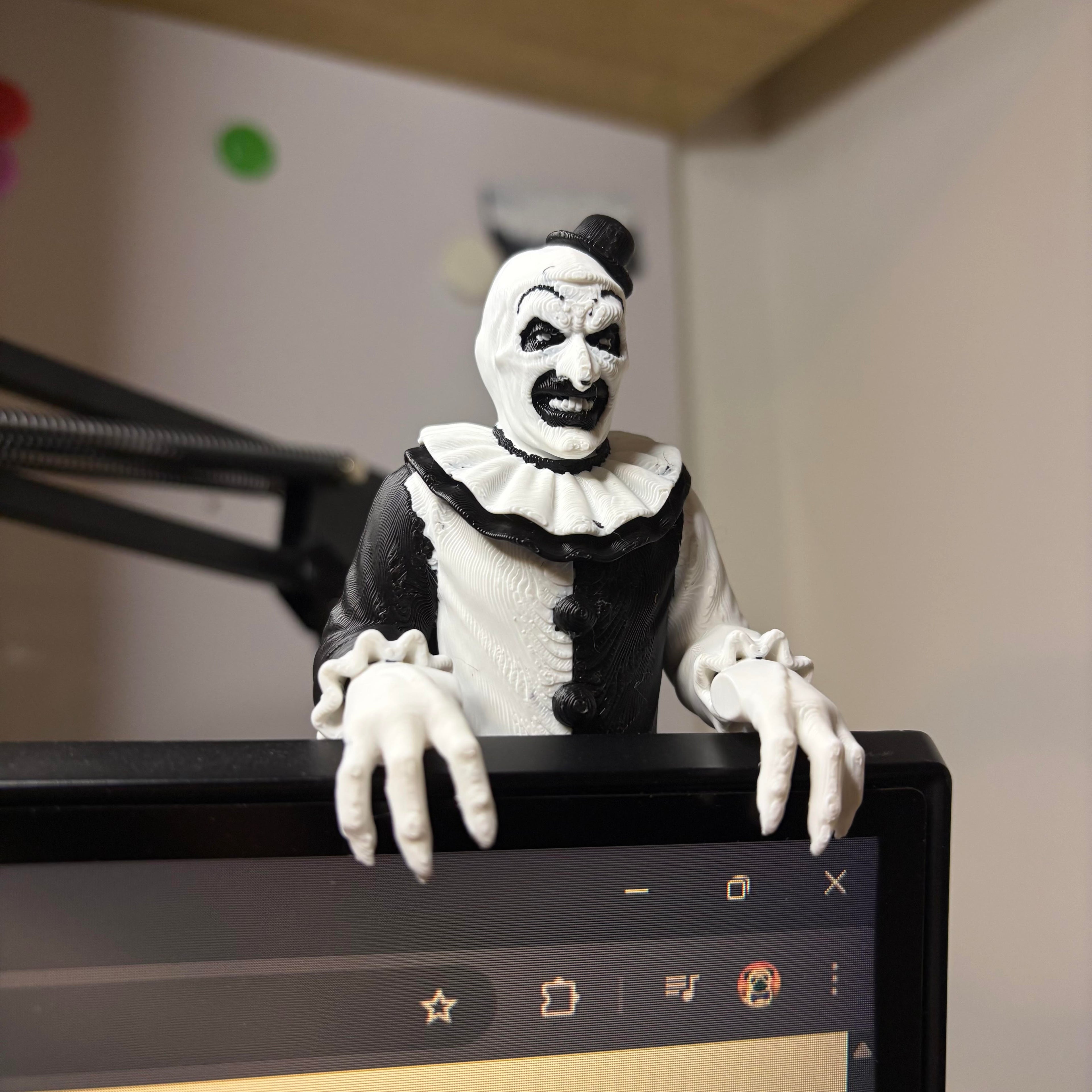 Art the Clown Monitor Topper / Desk Figure
